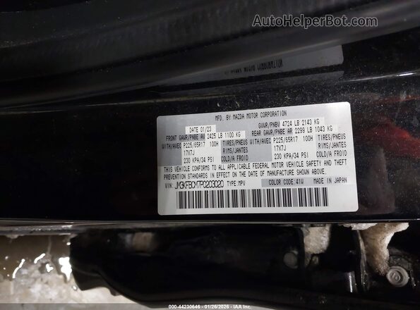 JM3KFBCM7P0203020 2023 MAZDA CX-5 Black Engine compartment view