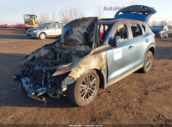 JM3KFBCMXL0838209 2020 MAZDA CX-5 Blue წინა მარცხენა ხედი სამი მეოთხედიდან