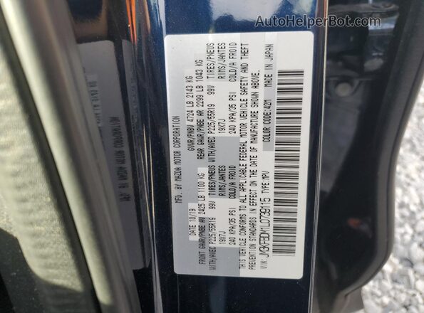 JM3KFBDM1L0739115 2020 MAZDA CX-5 Blue VIN sticker view