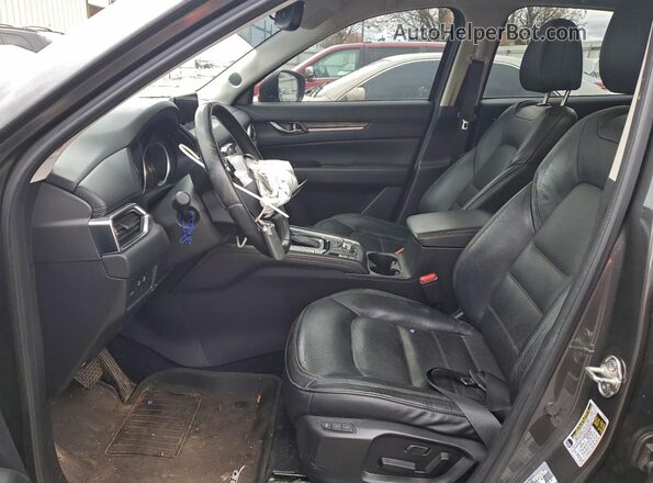 JM3KFBDMXJ0407574 2018 MAZDA CX-5 Gray წინა სალონის ხედი