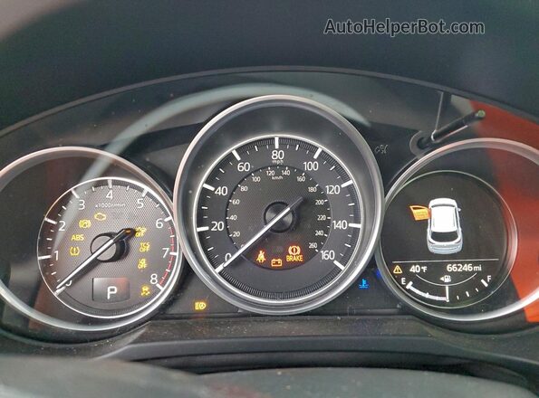 JM3KFBDMXJ0407574 2018 MAZDA CX-5 Gray ხელსაწყოთა პანელის ხედი