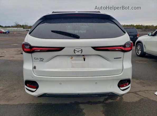 JM3KJDHC5S1108758 2025 MAZDA CX-70 White Widok z tyłu
