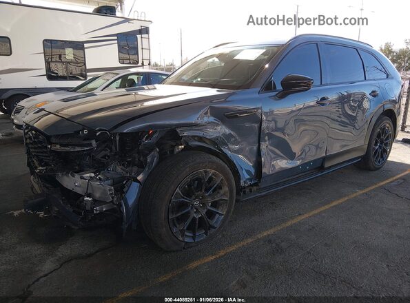 JM3KJDHD0S1114203 2025 MAZDA CX-70 Gray Vista tres cuartos delantera izquierda