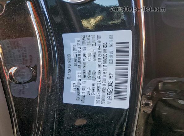 JM3KJEHA2S1130463 2025 MAZDA CX-70 Charcoal VIN კოდის სტიკერის ხედი