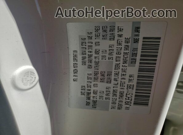 JM3KJEHC7S1113868 2025 MAZDA CX-70 White Widok naklejki z numerem VIN