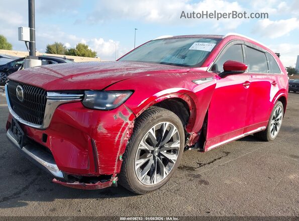 JM3KK1HC3R1132482 2024 MAZDA CX-90 Burgundy Przód lewy