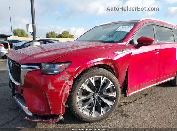 JM3KK1HC3R1132482 2024 MAZDA CX-90 Burgundy Widok z przodu