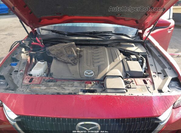 JM3KK1HC3R1132482 2024 MAZDA CX-90 Burgundy Widok z tyłu