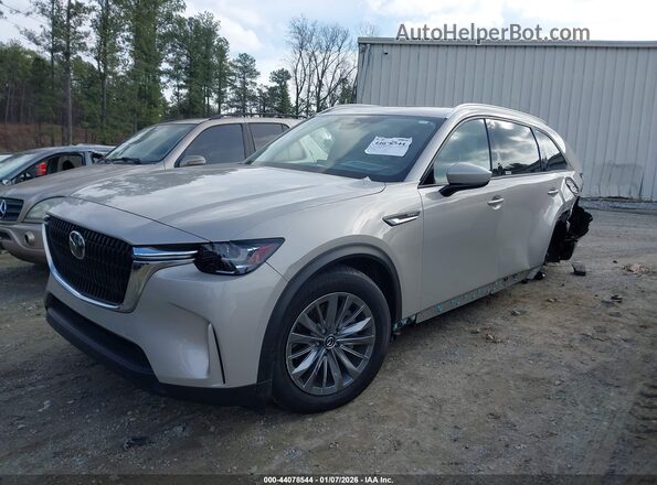 JM3KKBHA0R1155805 2024 MAZDA CX-90 PHEV Beige Вид задньої частини салону
