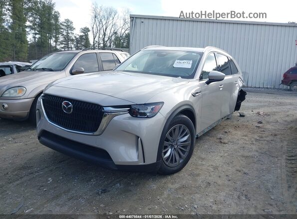 JM3KKBHA0R1155805 2024 MAZDA CX-90 PHEV Beige Передня ліва чверть