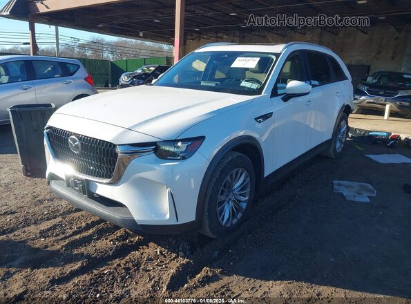 JM3KKBHA6R1155646 2024 MAZDA CX-90 PHEV White Vista tres cuartos delantera izquierda