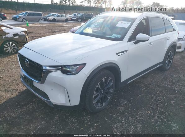 JM3KKEHA0R1182973 2024 MAZDA CX-90 PHEV White Передня ліва чверть