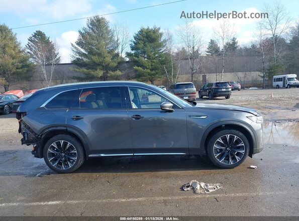 JM3KKEHA1S1210138 2025 MAZDA CX-90 PHEV Gray უკანა სალონის ხედი