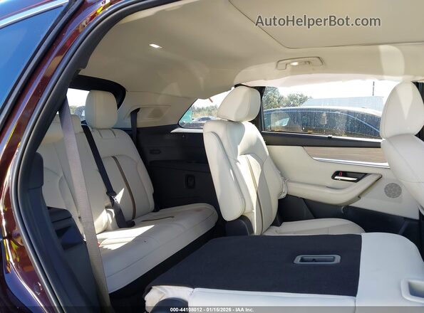 JM3KKEHA2R1100208 2024 MAZDA CX-90 PHEV Maroon Vista de la etiqueta del VIN