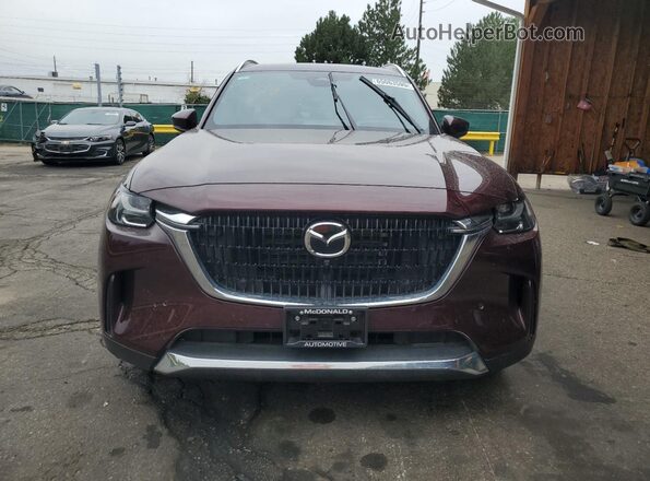 JM3KKEHA2R1167830 2024 MAZDA CX-90 Maroon Vista frontal
