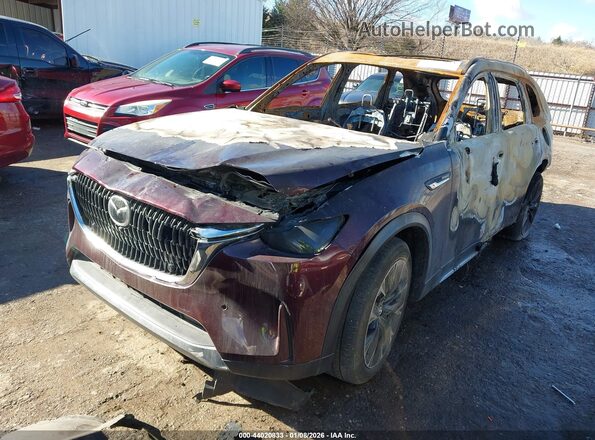 JM3KKEHA5R1125281 2024 MAZDA CX-90 PHEV Purple Передня ліва чверть