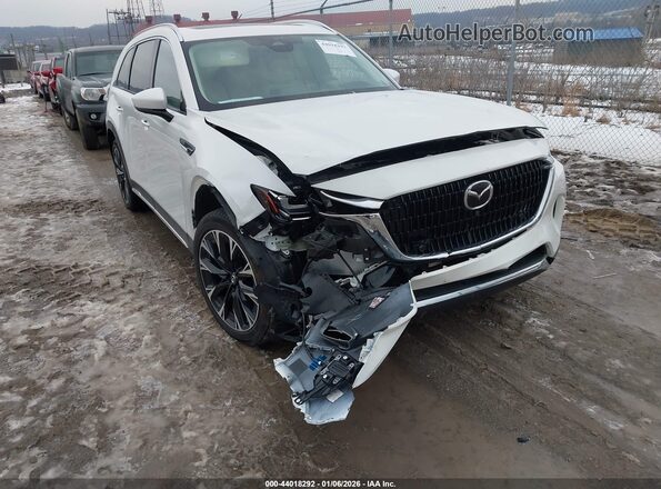 JM3KKEHAXR1147244 2024 MAZDA CX-90 PHEV Белый Вид спереди