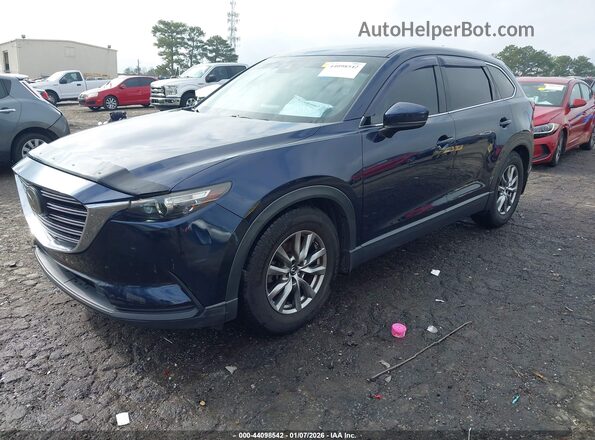 JM3TCACY3J0209995 2018 MAZDA CX-9 Синий Передняя левая четверть