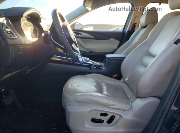 JM3TCACY5J0214373 2018 MAZDA CX-9 Черный Вид салона спереди