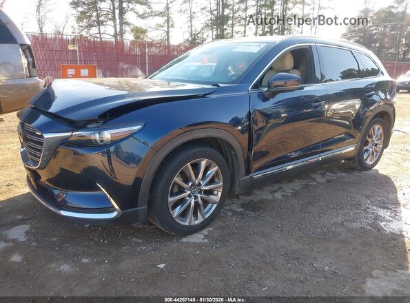 JM3TCADY1K0322246 2019 MAZDA CX-9 Синий Передняя левая четверть