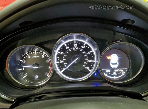 JM3TCBCY2L0409422 2020 MAZDA CX-9 Red Instrument cluster view