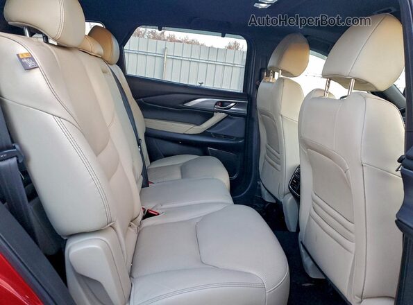 JM3TCBDY6P0639954 2023 MAZDA CX-9 Red Vista interior trasera