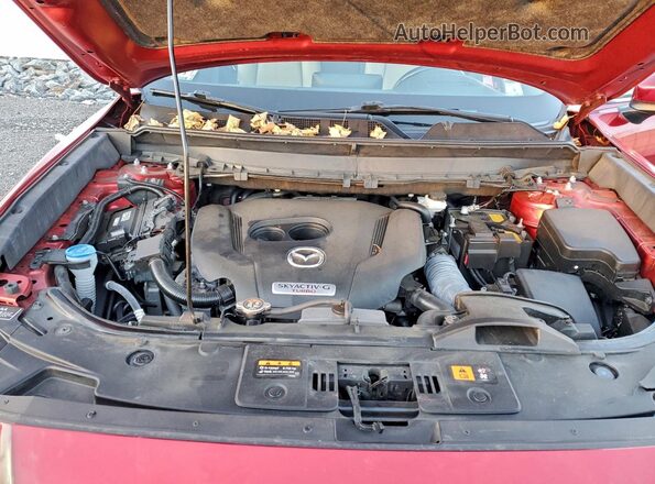 JM3TCBDY6P0639954 2023 MAZDA CX-9 Red Vista del compartimento del motor