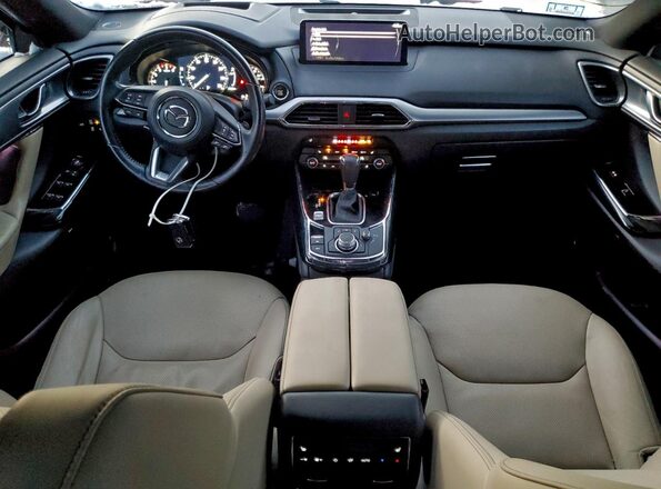 JM3TCBDY6P0639954 2023 MAZDA CX-9 Red Vista del salpicadero