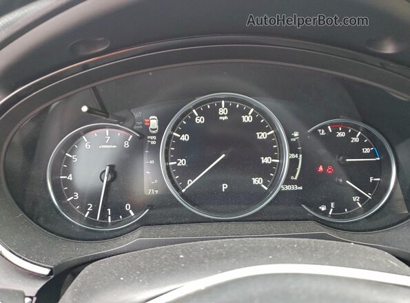 JM3TCBDYXN0610437 2022 MAZDA CX-9 Red Вид щитка приладів