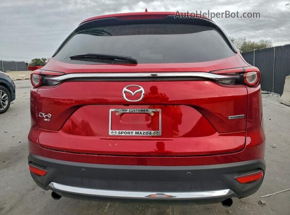 JM3TCBDYXN0610437 2022 MAZDA CX-9 Red Вид ззаду