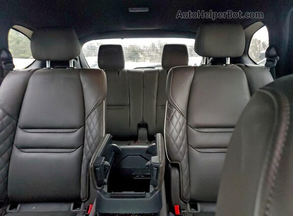 JM3TCBEY6P0634347 2023 MAZDA CX-9 Black Vista de los asientos traseros