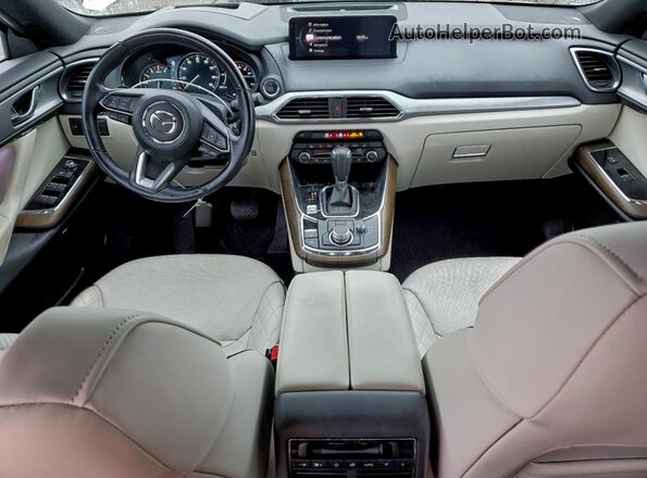 JM3TCBEY9P0634309 2023 MAZDA CX-9 White Вид панелі приладів