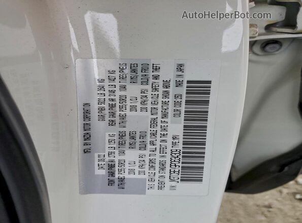 JM3TCBEY9P0634309 2023 MAZDA CX-9 White Вид наклейки з VIN-кодом