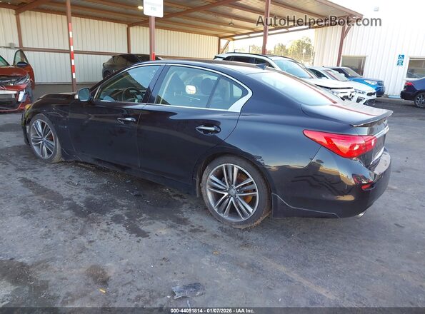 JN1AV7AP3GM490238 2016 INFINITI Q50 HYBRID Black Trasero izquierdo