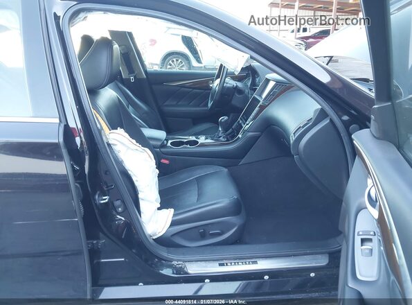 JN1AV7AP3GM490238 2016 INFINITI Q50 HYBRID Black Vista interior delantera