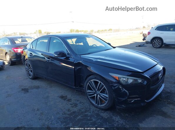 JN1AV7AP3GM490238 2016 INFINITI Q50 HYBRID Black Vista frontal