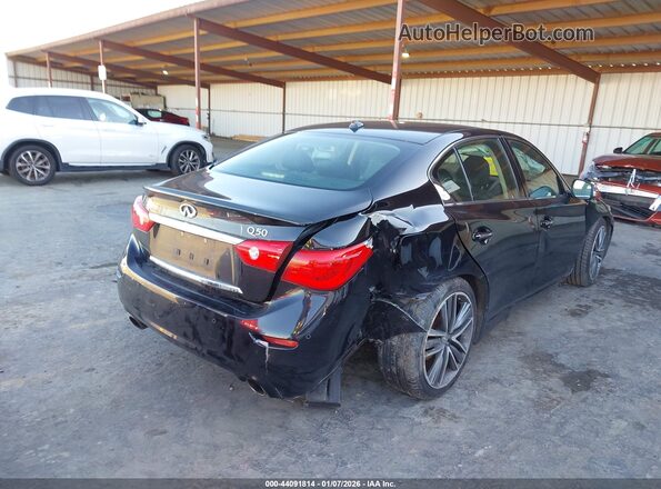 JN1AV7AP3GM490238 2016 INFINITI Q50 HYBRID Black Trasero derecho