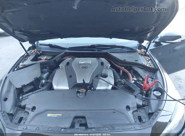 JN1AV7AP3GM490238 2016 INFINITI Q50 HYBRID Black Vista trasera