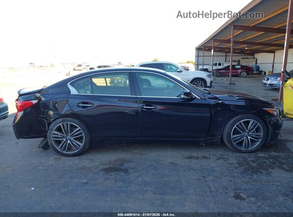 JN1AV7AP3GM490238 2016 INFINITI Q50 HYBRID Black Vista interior trasera