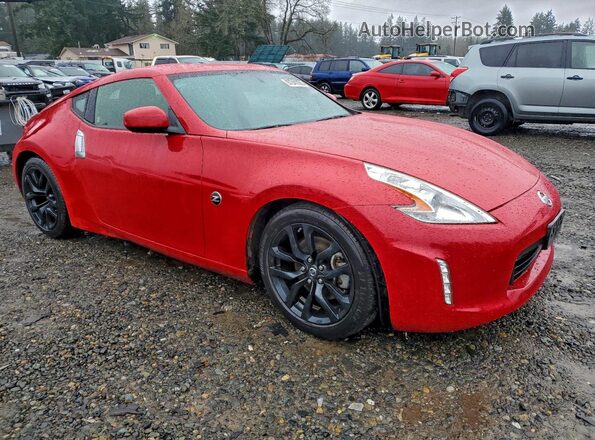 JN1AZ4EH0HM950866 2017 NISSAN 370Z Красный Передняя правая четверть