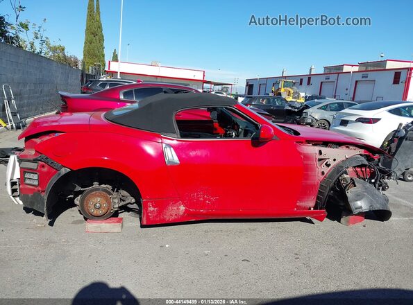 JN1AZ4FH0HM940465 2017 NISSAN 370Z Красный Панорамный вид салона 360°