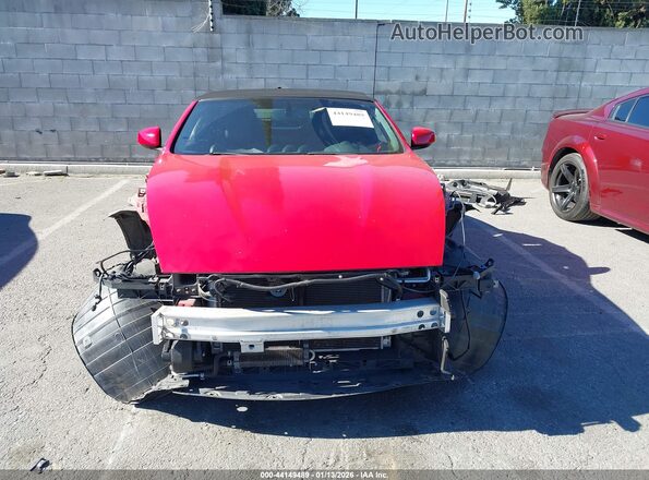JN1AZ4FH0HM940465 2017 NISSAN 370Z Красный Вид задней части салона