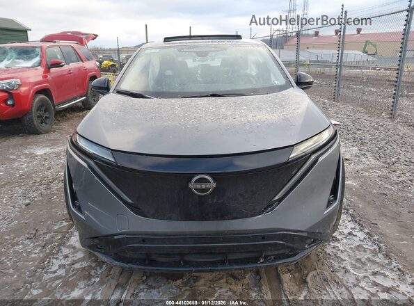 JN1BF0BA5PM404138 2023 NISSAN ARIYA Gray წინა პანელის ხედი