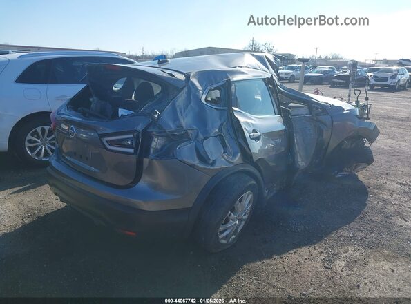 JN1BJ1AV9MW303757 2021 NISSAN ROGUE Gray Rear right