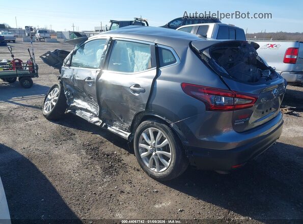 JN1BJ1AV9MW303757 2021 NISSAN ROGUE Gray Rear left