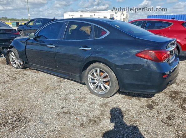 JN1BY1AP3HM741124 2017 INFINITI Q70 Black უკანა მარცხენა