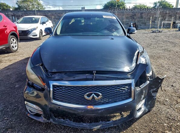 JN1BY1AP3HM741124 2017 INFINITI Q70 Black წინა ხედი