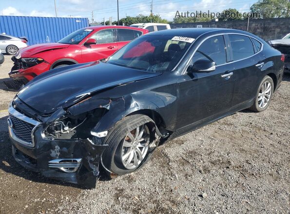 JN1BY1AP3HM741124 2017 INFINITI Q70 Black 