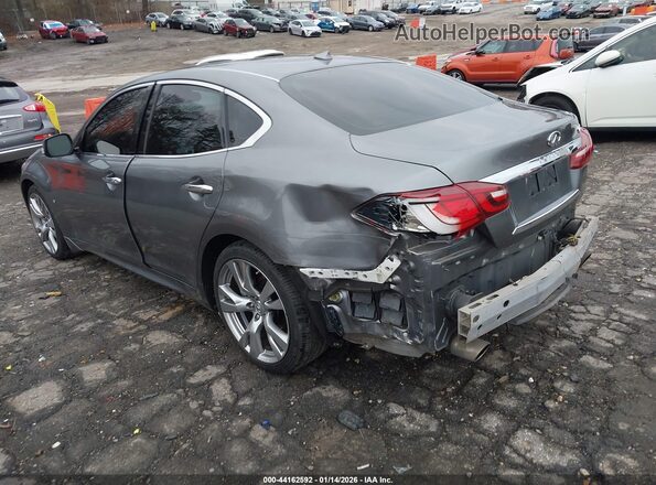 JN1BY1AP4HM740516 2017 INFINITI Q70 Gray უკანა მარცხენა
