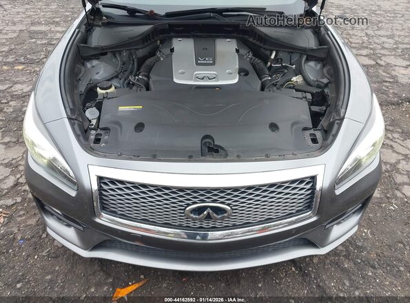 JN1BY1AP4HM740516 2017 INFINITI Q70 Gray უკანა ხედი